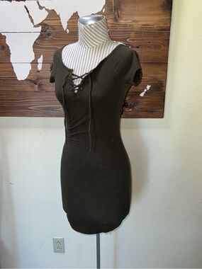 Women’s Olive Green Bodycon Dress